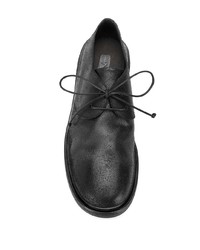 schwarze Leder Derby Schuhe von Marsèll