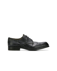 schwarze Leder Derby Schuhe von Premiata