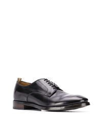 schwarze Leder Derby Schuhe von Officine Creative