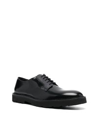 schwarze Leder Derby Schuhe von Paul Smith