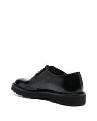 schwarze Leder Derby Schuhe von Paul Smith