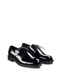 schwarze Leder Derby Schuhe von Jimmy Choo