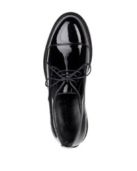 schwarze Leder Derby Schuhe von Jimmy Choo
