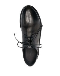 schwarze Leder Derby Schuhe von Marsèll