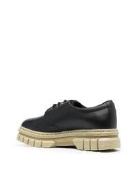 schwarze Leder Derby Schuhe von Dr. Martens