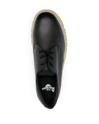 schwarze Leder Derby Schuhe von Dr. Martens