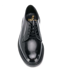 schwarze Leder Derby Schuhe von Tricker's