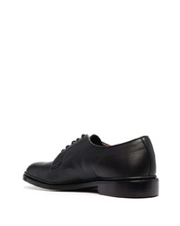 schwarze Leder Derby Schuhe von Tricker's