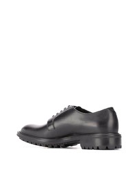 schwarze Leder Derby Schuhe von Scarosso