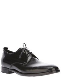 schwarze Leder Derby Schuhe von Rocco P.