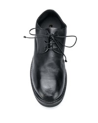 schwarze Leder Derby Schuhe von Marsèll