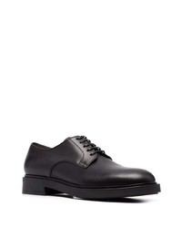 schwarze Leder Derby Schuhe von Gianvito Rossi