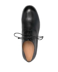 schwarze Leder Derby Schuhe von Marsèll