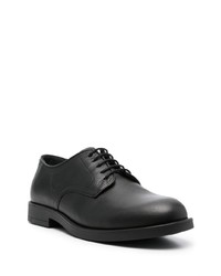 schwarze Leder Derby Schuhe von Calvin Klein