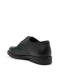 schwarze Leder Derby Schuhe von Calvin Klein