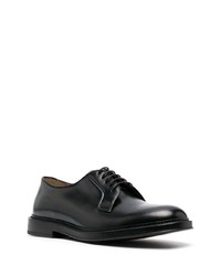 schwarze Leder Derby Schuhe von Henderson Baracco