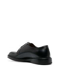 schwarze Leder Derby Schuhe von Henderson Baracco