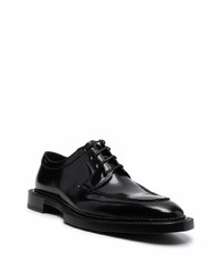 schwarze Leder Derby Schuhe von Bally