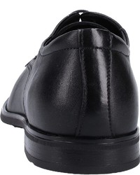 schwarze Leder Derby Schuhe von Salamander