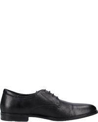 schwarze Leder Derby Schuhe von Salamander