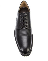 schwarze Leder Derby Schuhe von Paul Andrew