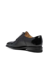 schwarze Leder Derby Schuhe von Bally