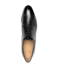 schwarze Leder Derby Schuhe von Bally