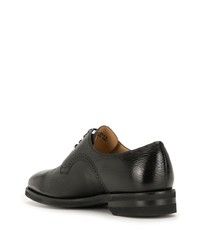 schwarze Leder Derby Schuhe von Bally