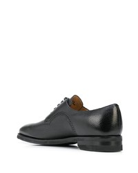 schwarze Leder Derby Schuhe von Bally