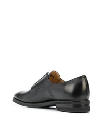 schwarze Leder Derby Schuhe von Bally