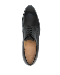 schwarze Leder Derby Schuhe von Bally