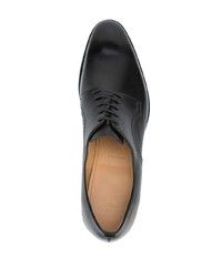 schwarze Leder Derby Schuhe von Bally