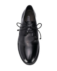 schwarze Leder Derby Schuhe von Marsèll