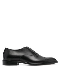 schwarze Leder Derby Schuhe von Sergio Rossi