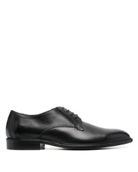 schwarze Leder Derby Schuhe von Sergio Rossi