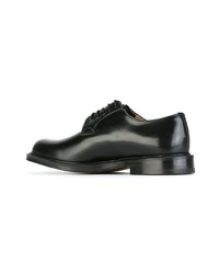 schwarze Leder Derby Schuhe von Church's