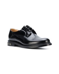 schwarze Leder Derby Schuhe von Church's