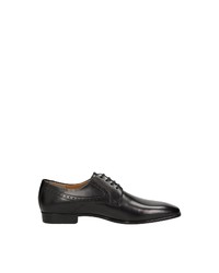 schwarze Leder Derby Schuhe von Sioux