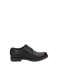 schwarze Leder Derby Schuhe von Sioux