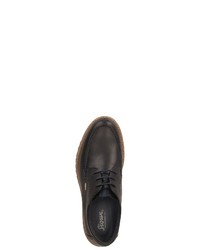 schwarze Leder Derby Schuhe von Sioux