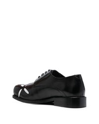 schwarze Leder Derby Schuhe von Stefan Cooke