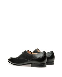 schwarze Leder Derby Schuhe von Bally