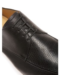 schwarze Leder Derby Schuhe von Bally