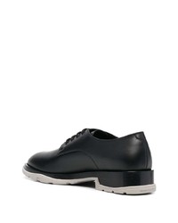 schwarze Leder Derby Schuhe von Alexander McQueen