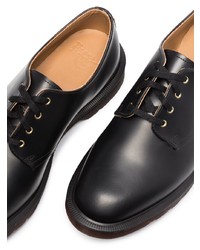 schwarze Leder Derby Schuhe von Dr. Martens