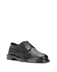 schwarze Leder Derby Schuhe von Lanvin