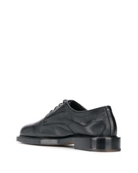 schwarze Leder Derby Schuhe von Lanvin