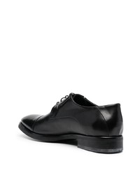 schwarze Leder Derby Schuhe von Baldinini