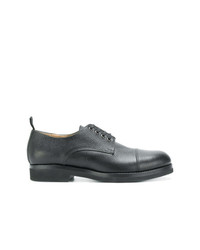 schwarze Leder Derby Schuhe von Societe Anonyme