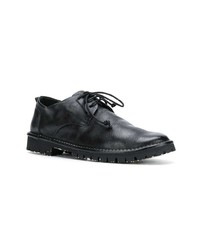 schwarze Leder Derby Schuhe von Marsèll